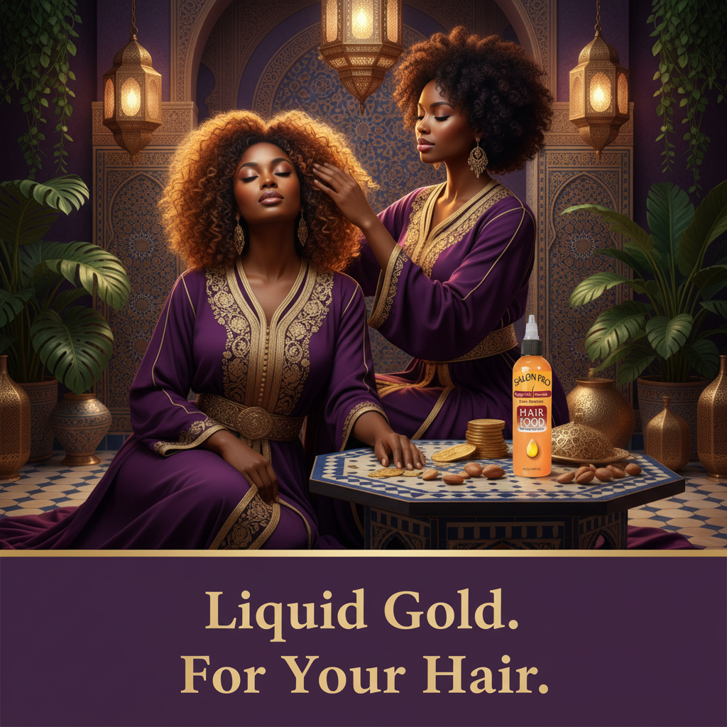 Salon Pro Hair Food Argan Lifestyle - Liquid Gold. For Your Hair. Salon Pro Hair Food Argan