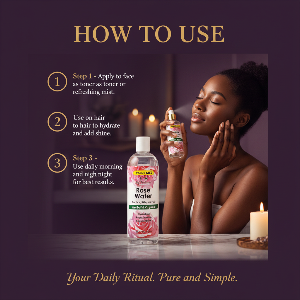 By Natures Rose Water By Natures Rose Water - How To Use