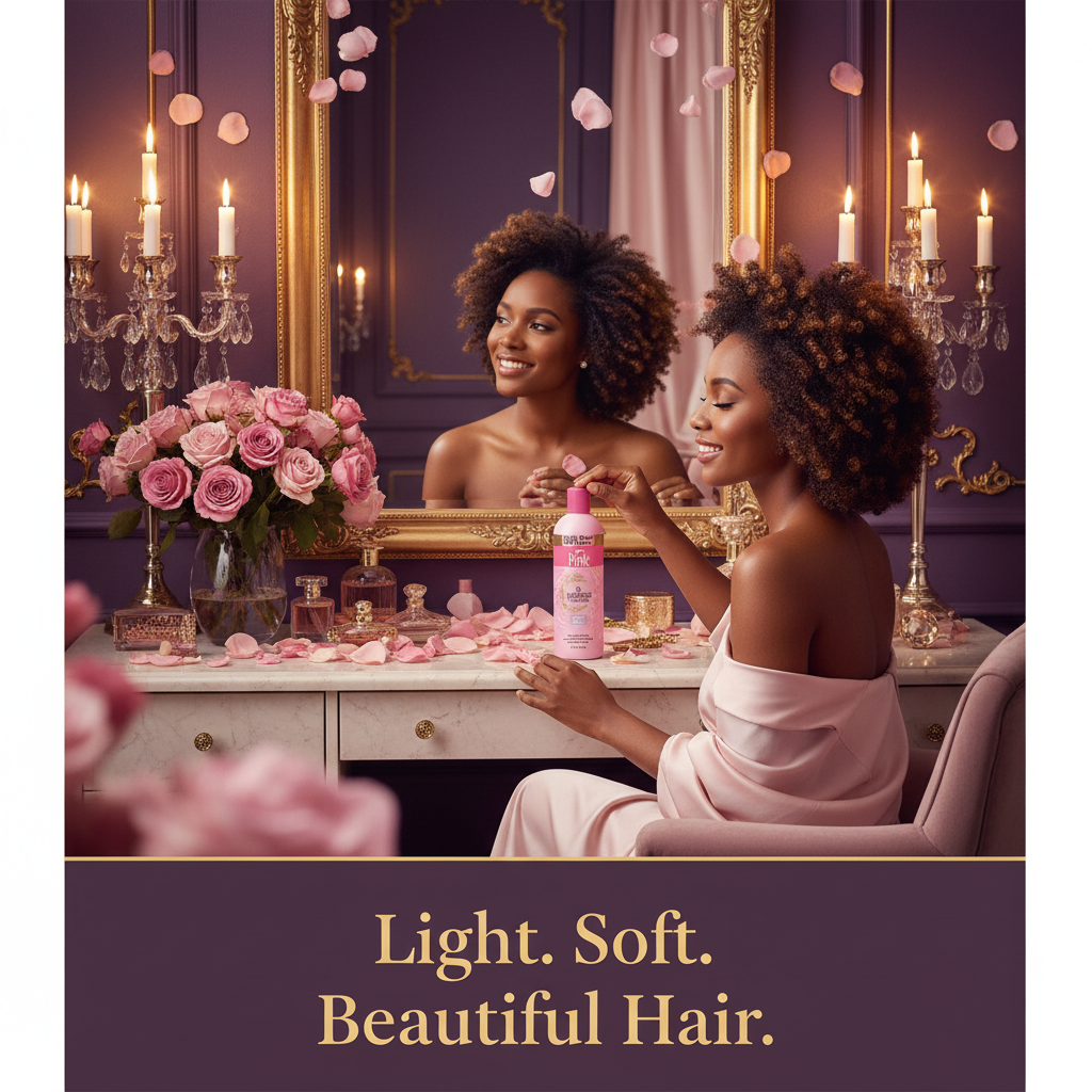 Pink
Oil Moisturizer Lotion - Lite Lifestyle - Light. Soft. Beautiful Hair. Pink Oil Moisturizer Lotion Lite