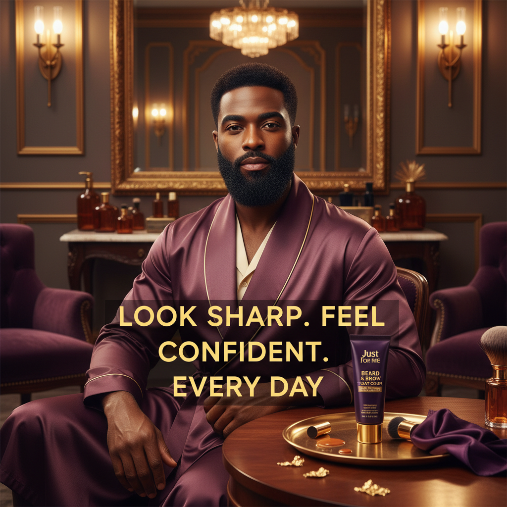 Just For Me Beard & Brow 1 Day Color Dark Brown Just For Me Beard & Brow 1 Day Color Dark Brown - Lifestyle