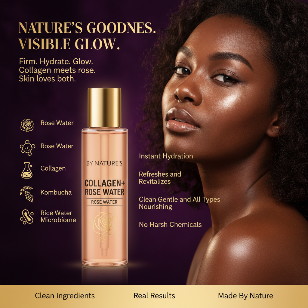 By Natures Collagen+ Rose Water By Natures Collagen+ Rose Water - Hero
