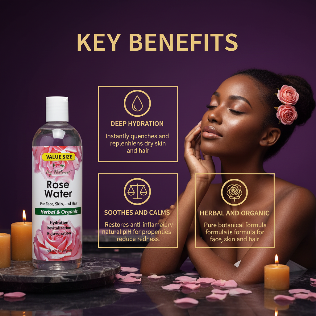 By Natures Rose Water By Natures Rose Water - Key Benefits