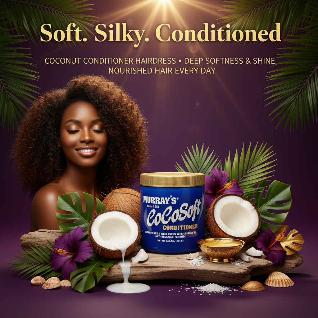 Murrays Cocosoft Conditioner Hairdress Hero - Soft. Silky. Conditioned. Murray's Cocosoft Conditioner Hairdress