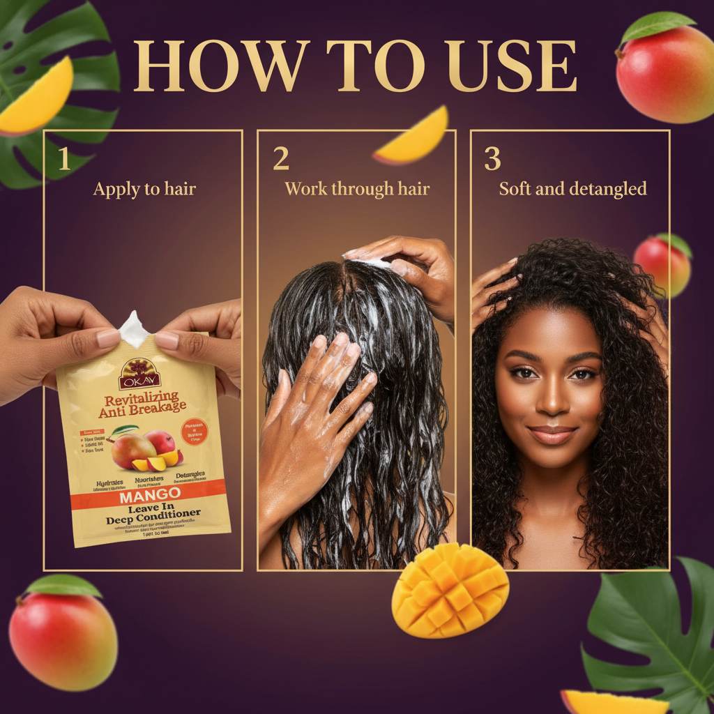 Okay Mango Leave In Conditioner How To Use - Okay Mango Leave-In Conditioner