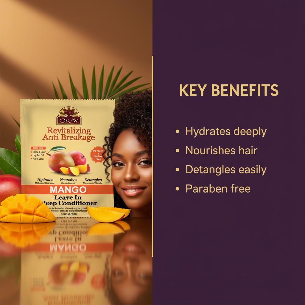 Okay Mango Leave In Conditioner Key Benefits - Okay Mango Leave-In Conditioner