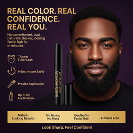 Just For Me Beard & Brow 1 Day Color Dark Brown - Hero