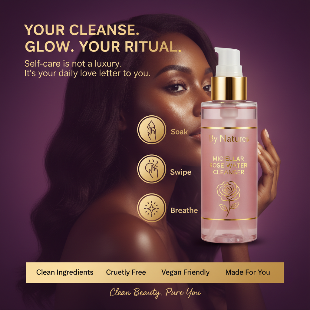 By Natures Micellar Rose Water Cleanser By Natures Micellar Rose Water Cleanser - Hero