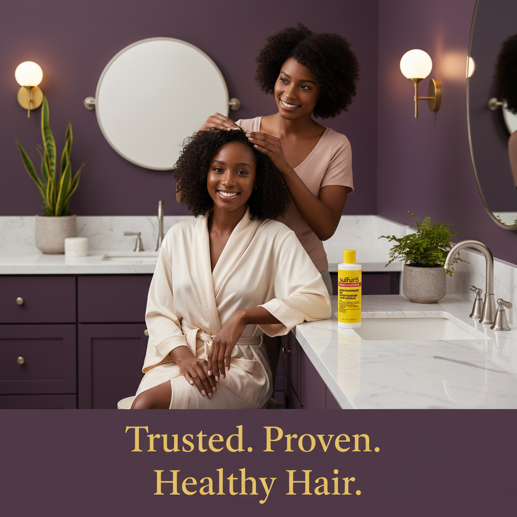 Sulfur-8 Oil Moisturizing Lotion Lifestyle - Trusted. Proven. Healthy Hair. Sulfur-8 Oil Moisturizing Lotion