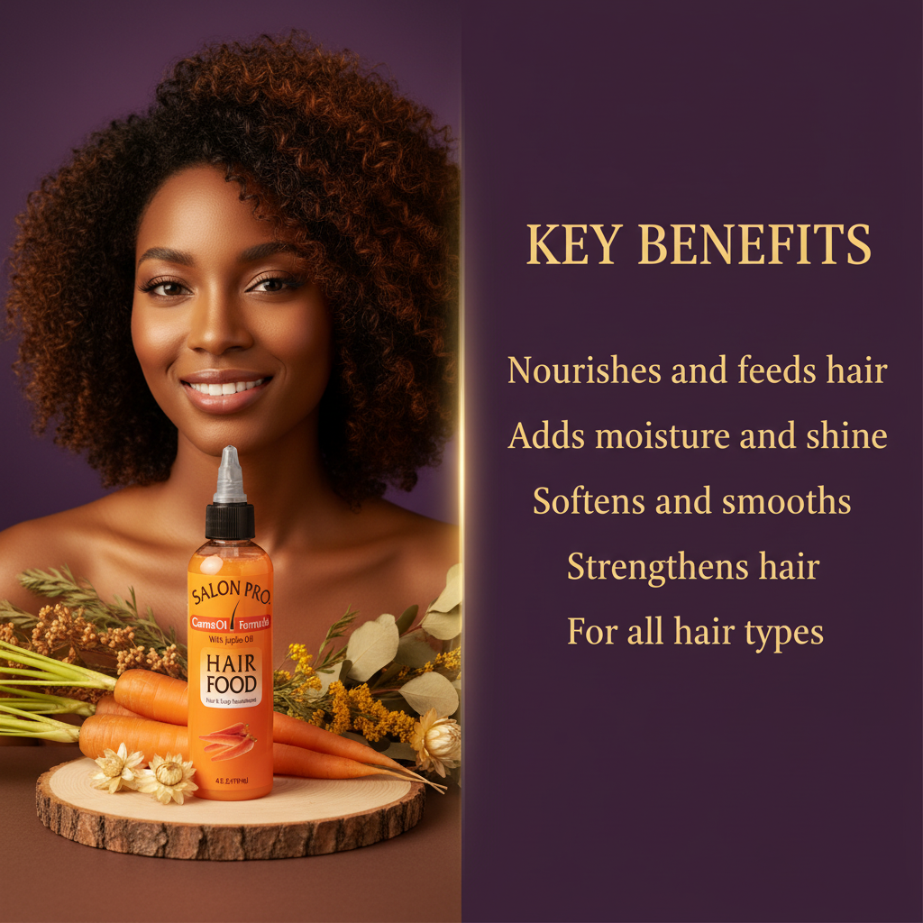 Salon Pro Hair Food Carrot Key Benefits - Salon Pro Hair Food Carrot