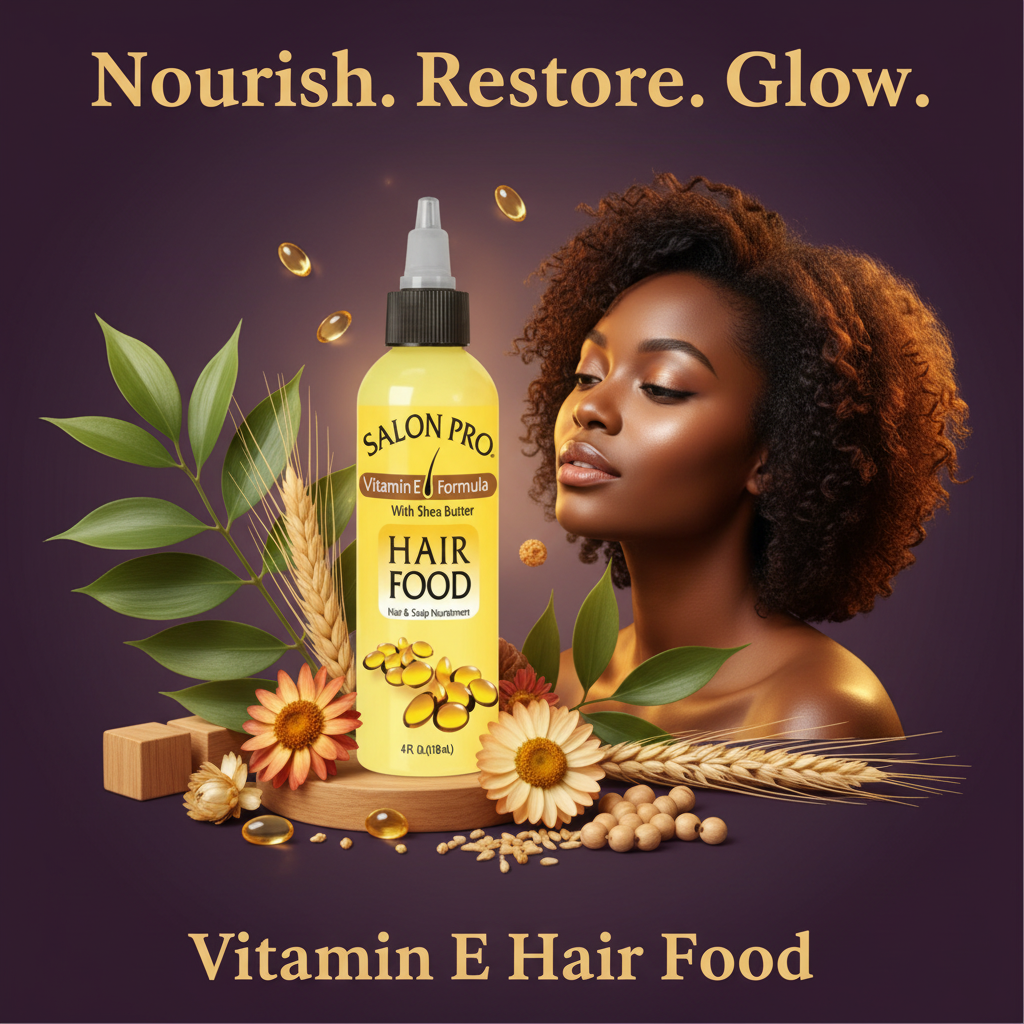 Salon Pro Hair Food Vitamin-E Hero - Nourish. Restore. Glow. Salon Pro Hair Food Vitamin E