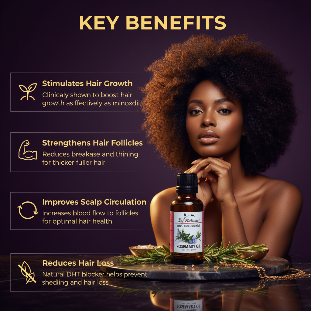 By Natures 100% Pure Essential Rosemary Oil By Natures 100% Pure Essential Rosemary Oil - Key Benefits