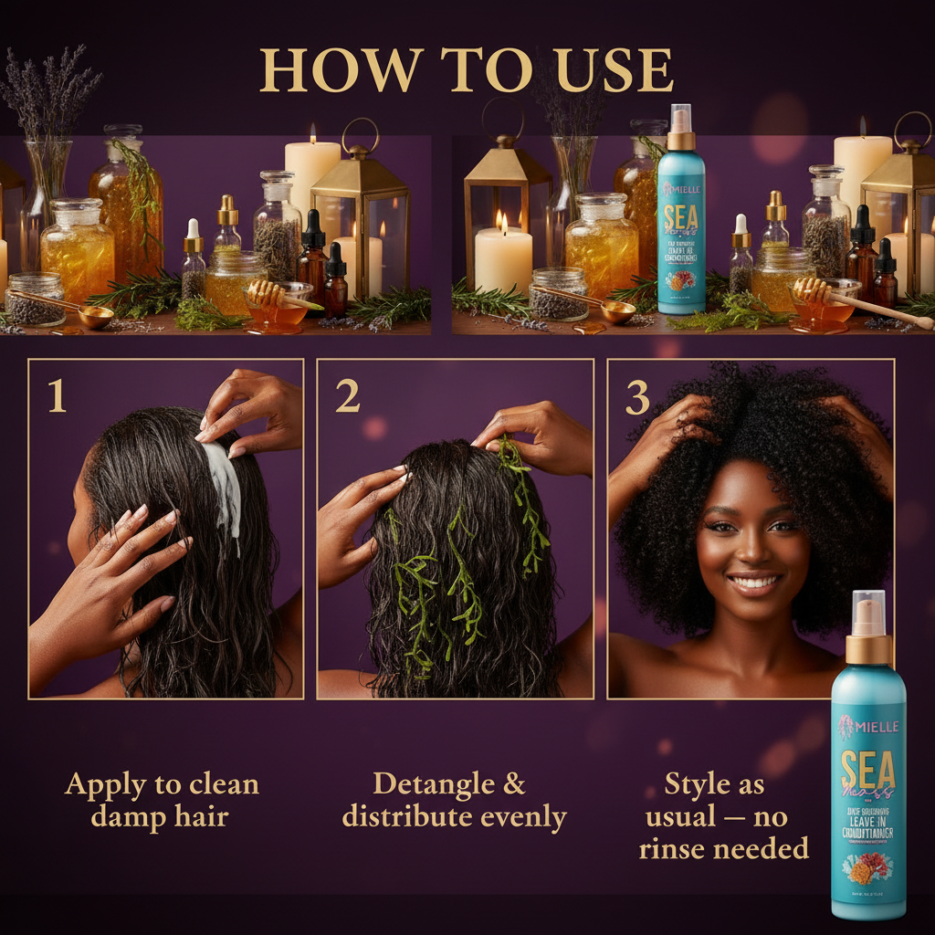 Mielle Sea Moss Anti-Shedding Leave-In Conditioner How To Use - Mielle Sea Moss Anti-Shedding Leave-In Conditioner