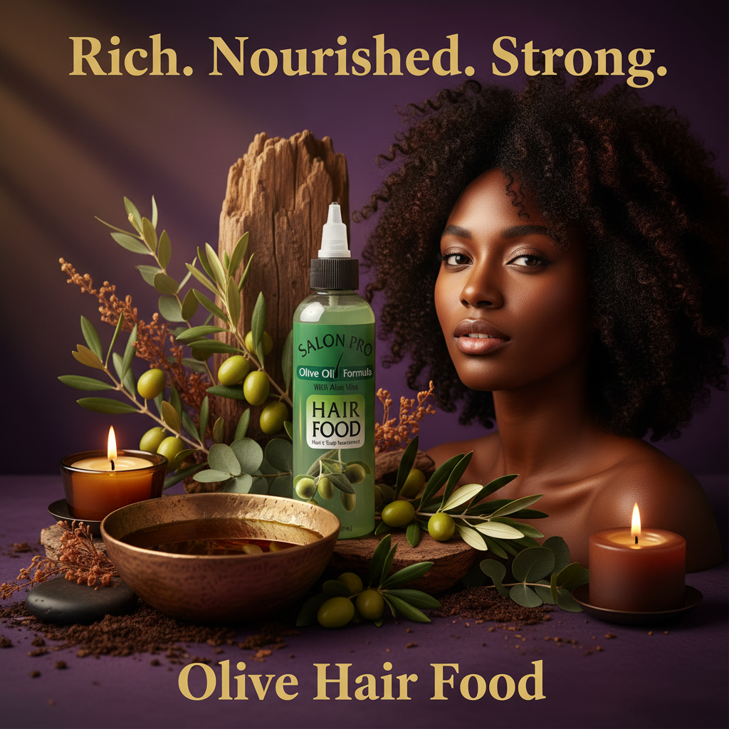 Salon Pro Hair Food Olive Hero - Rich. Nourished. Strong. Salon Pro Hair Food Olive