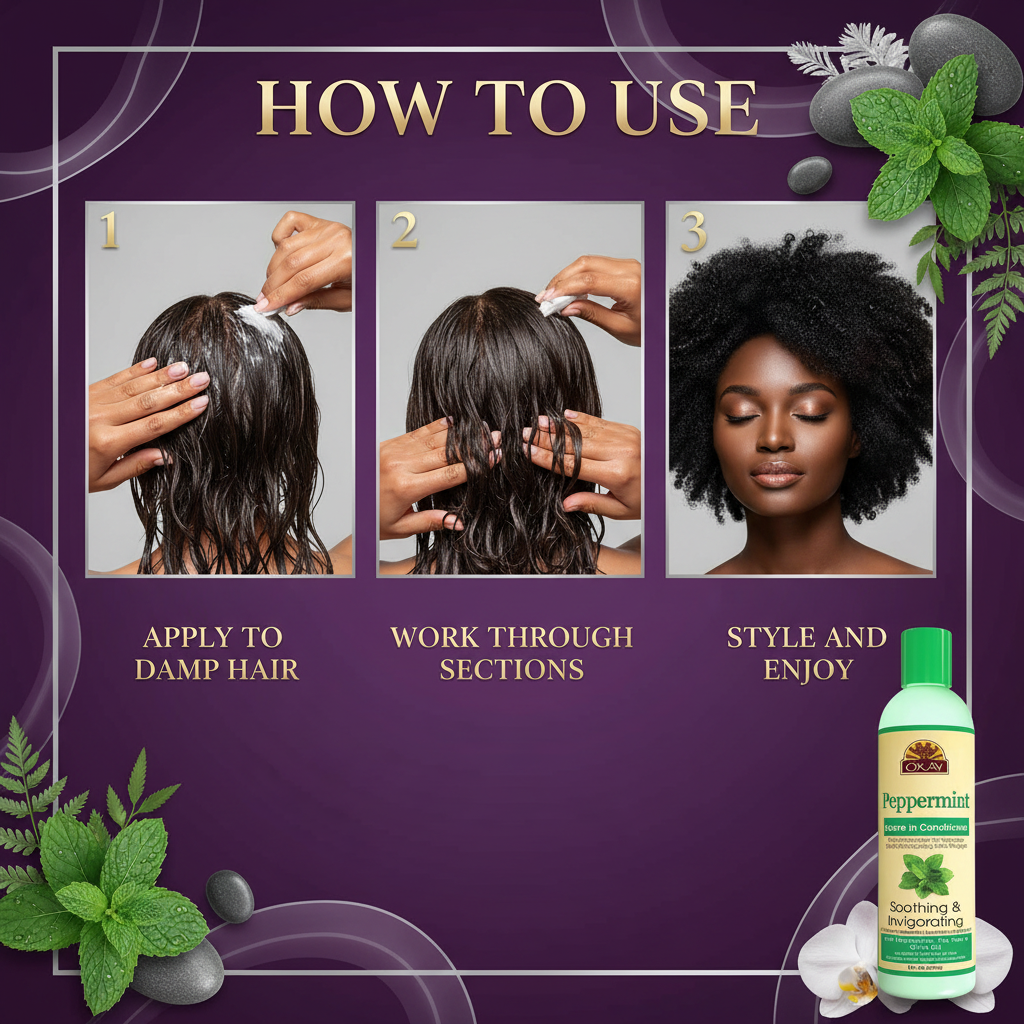 Okay Peppermint Leave-In Conditioner How To Use - Okay Peppermint Leave-In Conditioner