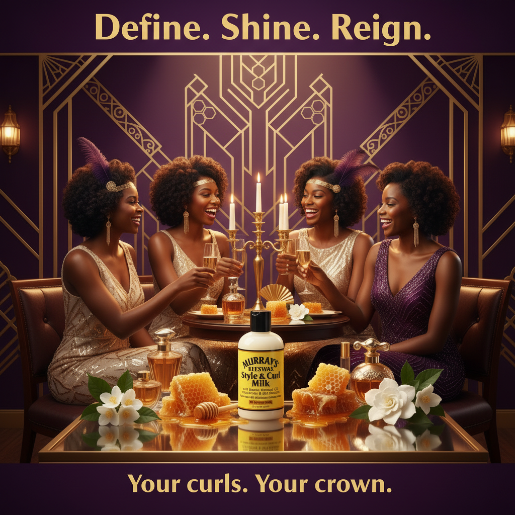 Murrays Beeswax Style Curl Milk Lifestyle - Define. Shine. Reign. Murray's Beeswax Style Curl Milk