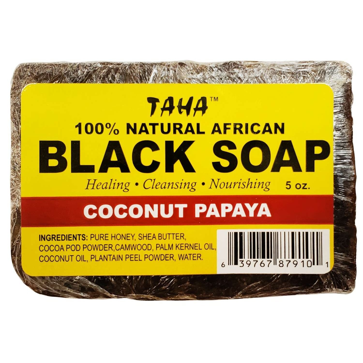 Taha African Blacksoap Coconut Papaya Taha African Blacksoap Coconut Papaya