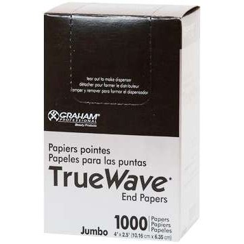Graham Beauty True Wave End Papers Jumbo 1000Ct Graham Beauty True Wave End Papers Jumbo 1000Ct