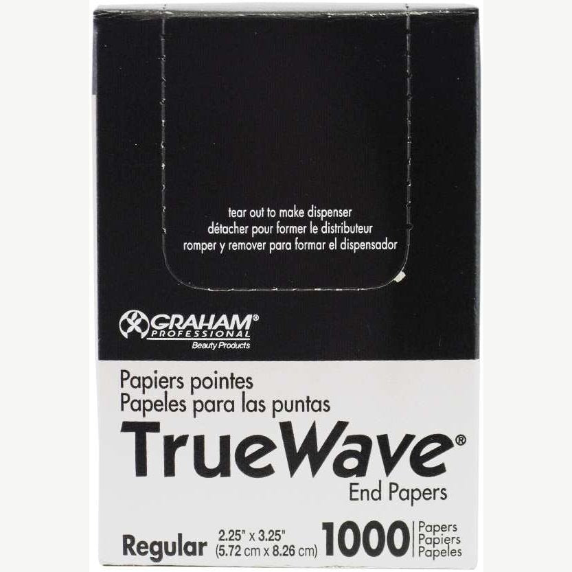 Graham Beauty True Wave End Papers Regular 1000Ct Graham Beauty True Wave End Papers Regular 1000Ct