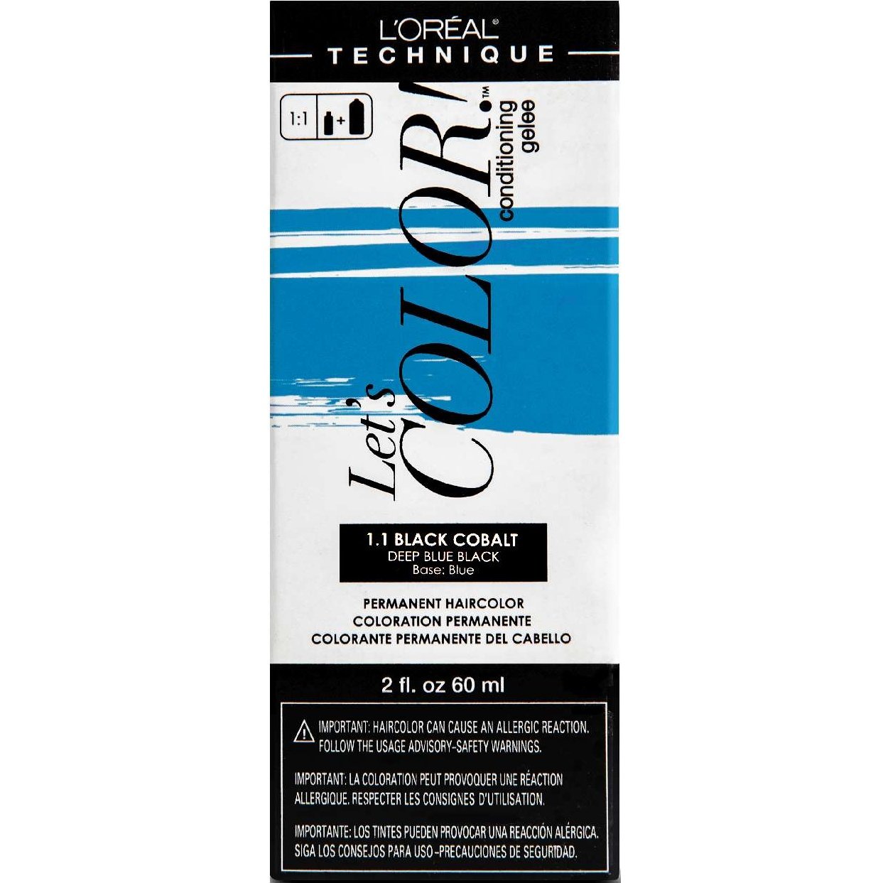 Loreal Lets Color 1.1 Black Cobalt Loreal Lets Color 1.1 Black Cobalt