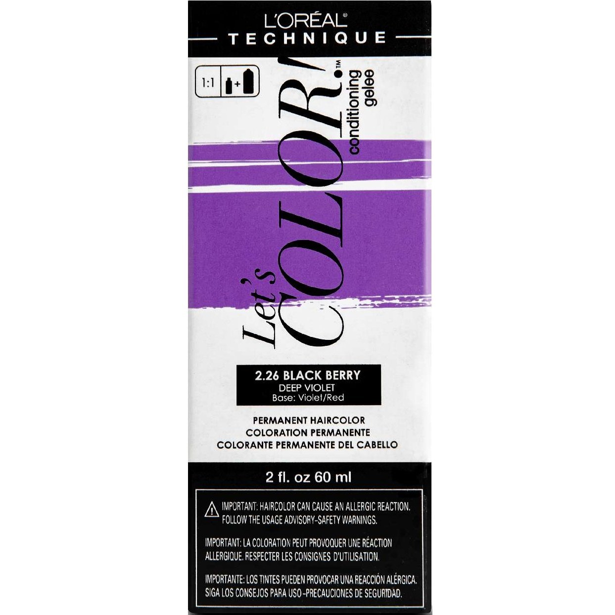 Loreal Lets Color 2.26 Black Berry Loreal Lets Color 2.26 Black Berry