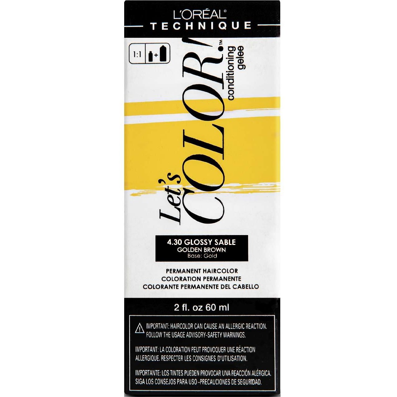 Loreal Lets Color 4.30 Glossy Sable Loreal Lets Color 4.30 Glossy Sable