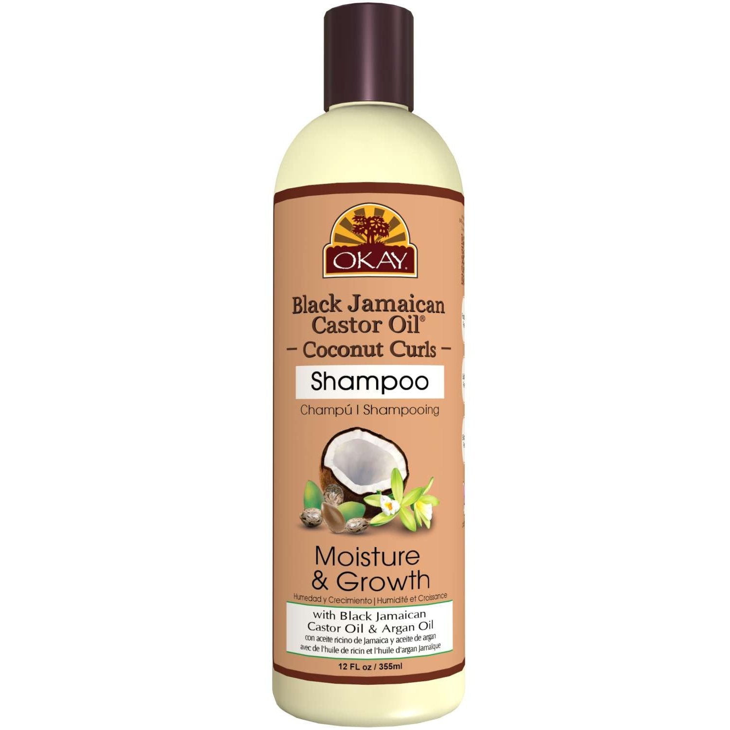 Okay Black Jamaican Castor Oil Coconut Shampoo Okay Black Jamaican Castor Oil Coconut Shampoo