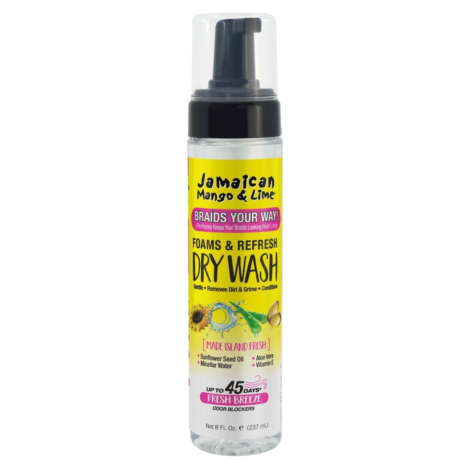 Jamaican Mango Lime Braids Your Way - Foam Dry Wash Jamaican Mango Lime Braids Your Way - Foam Dry Wash