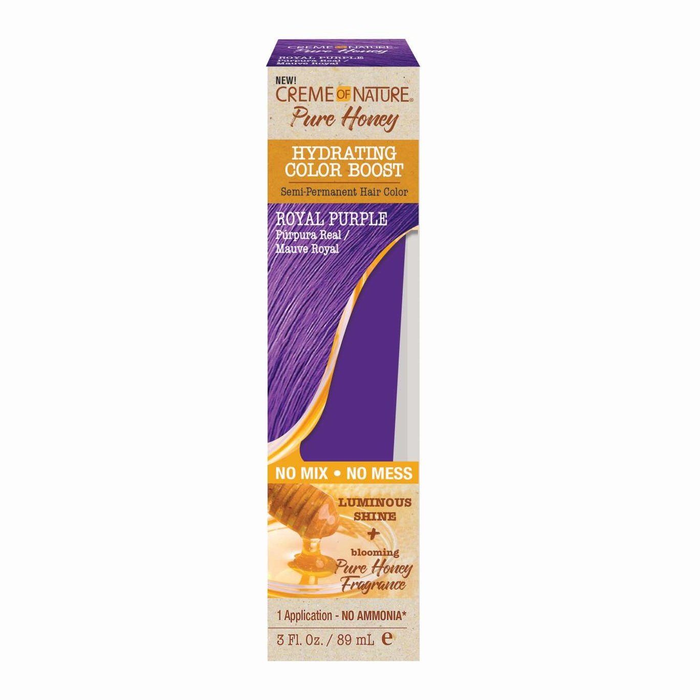 Creme Of Nature Pure Honey Semi Perm Royal Purple Creme Of Nature Pure Honey Semi Perm Royal Purple