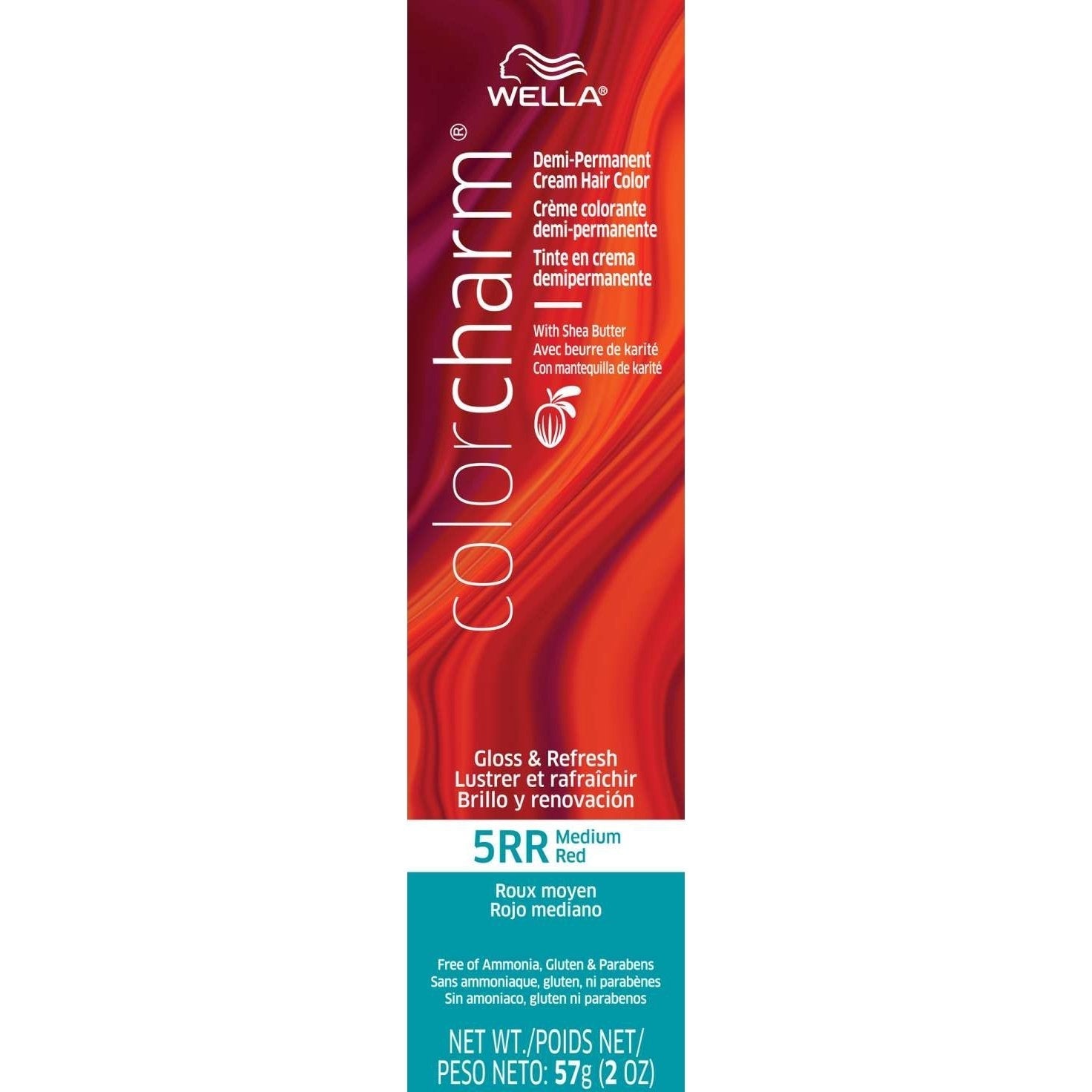 Wella Color Charm Demi-Permanent Cream Hair Color 5Rr Medium Red Wella Color Charm Demi-Permanent Cream Hair Color 5Rr Medium Red