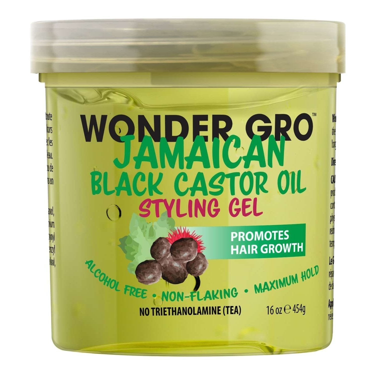 Wonder Gro Jamaican Black Castor Oil Hair Styling Gel Wonder Gro Jamaican Black Castor Oil Hair Styling Gel